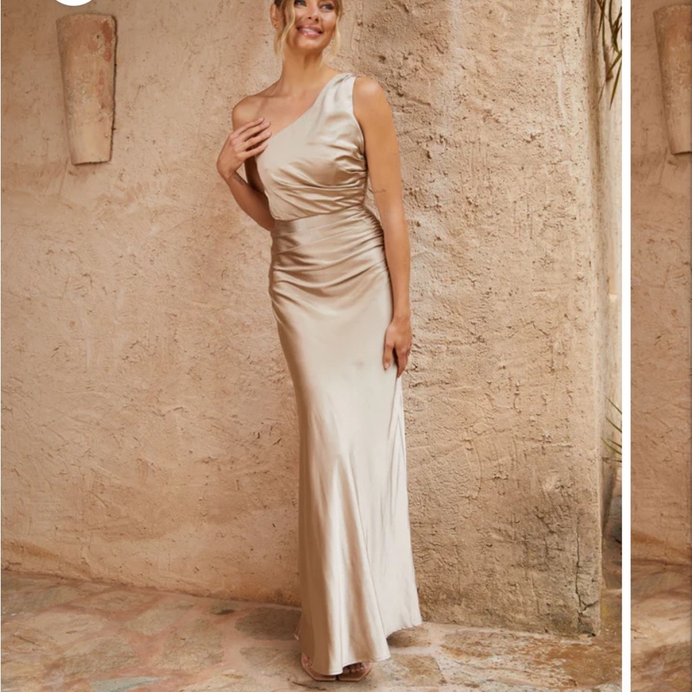 Six stories champagne bridesmaid dress! Never worn